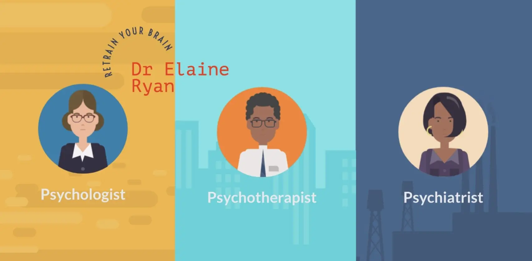 picture showing psychologist, psychiatrist and counsellor