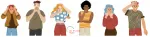 vector image of people being triggered with Dr Elaine Ryan logo
