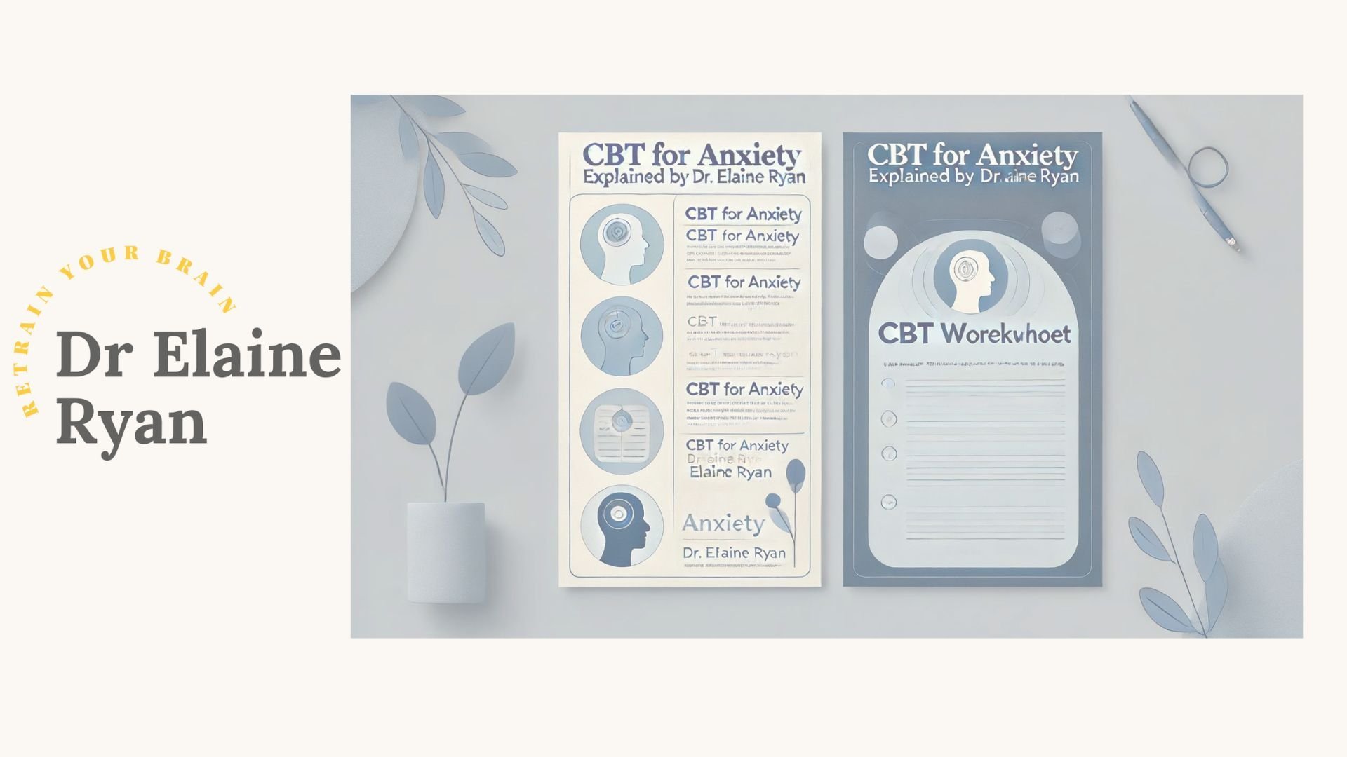 CBT for anxiety with Dr Elaine Ryan logo