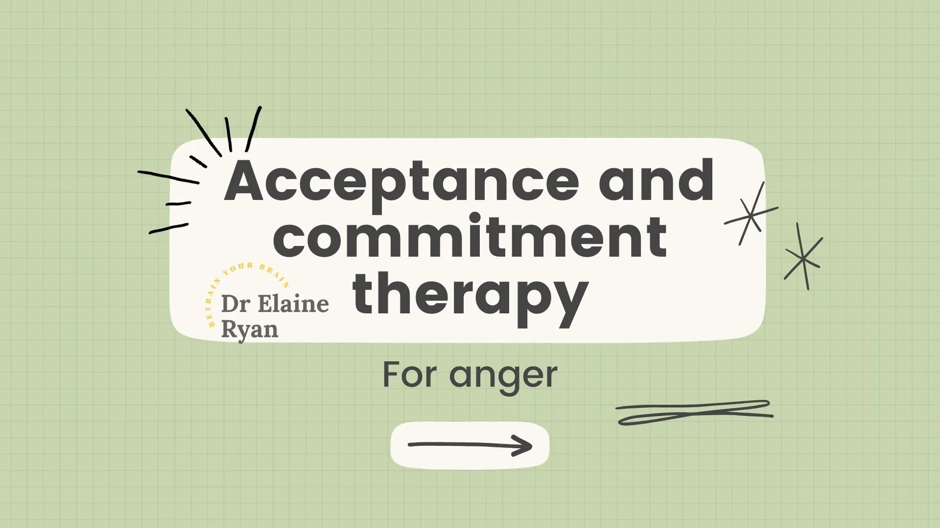 acceptance and commitment therapy for anger with dr elaineryan logo